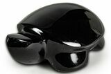 Polished Sheen Obsidian Turtle - California #331601-1